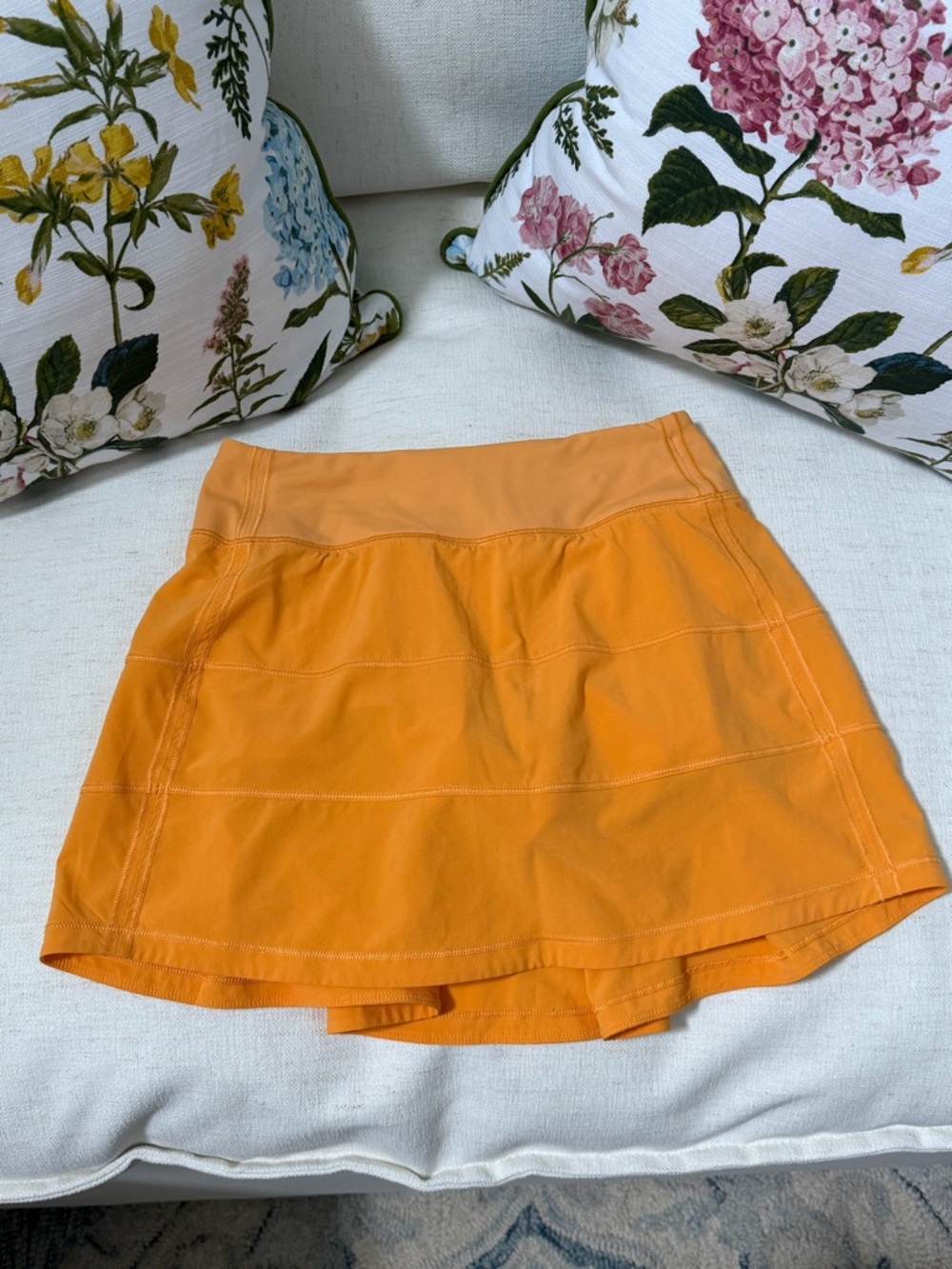 lululemon athletica Orange Athletic Skort